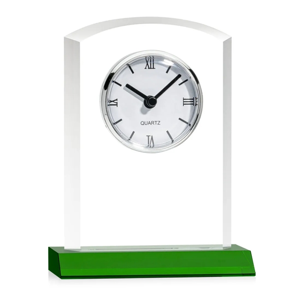 Our stunning Optical Crystal Sheffield Clock on Base is a masterpiece... from ASI 84592 St Regis Group