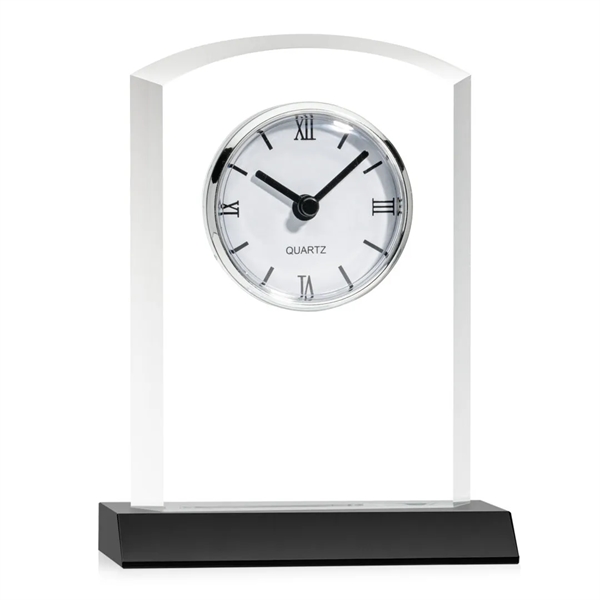 Our stunning Optical Crystal Sheffield Clock on Base is a masterpiece... from ASI 84592 St Regis Group