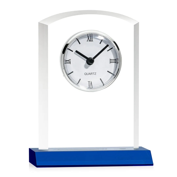 Our stunning Optical Crystal Sheffield Clock on Base is a masterpiece... from ASI 84592 St Regis Group