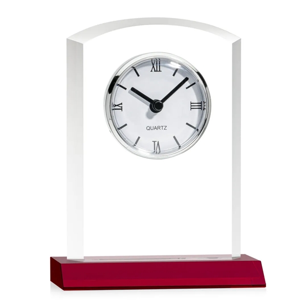 Our stunning Optical Crystal Sheffield Clock on Base is a masterpiece... from ASI 84592 St Regis Group