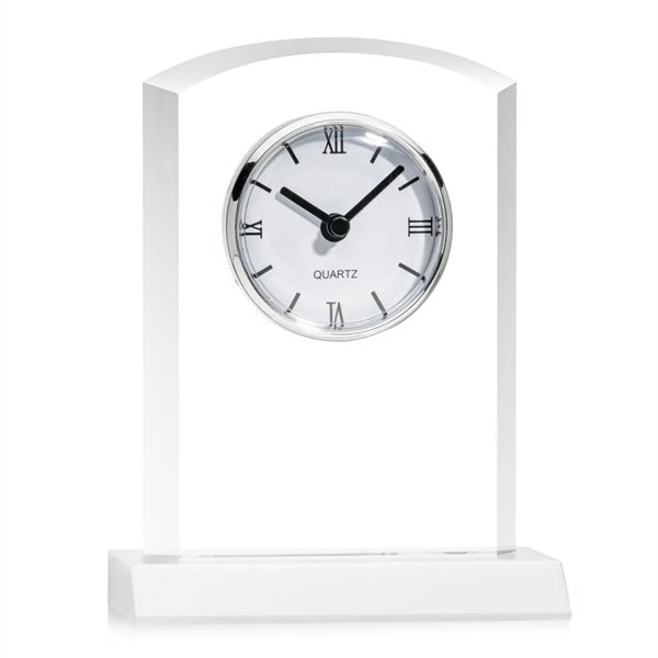 Our stunning Optical Crystal Sheffield Clock on Base is a masterpiece... from ASI 84592 St Regis Group