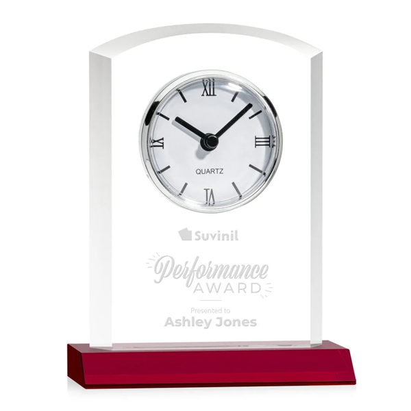 Our stunning Optical Crystal Sheffield Clock on Base is a masterpiece... from ASI 84592 St Regis Group