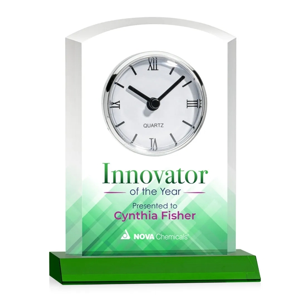 Our stunning Optical Crystal Sheffield VividPrint™ Clock is a masterpiece of... from ASI 84592 St Regis Group