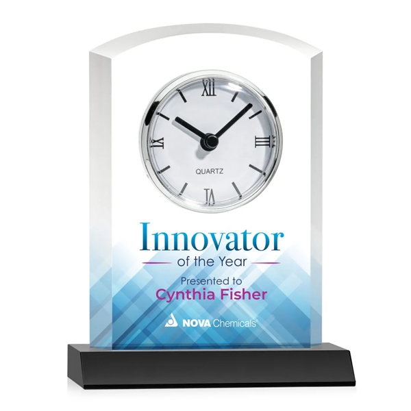 Our stunning Optical Crystal Sheffield VividPrint™ Clock is a masterpiece of... from ASI 84592 St Regis Group