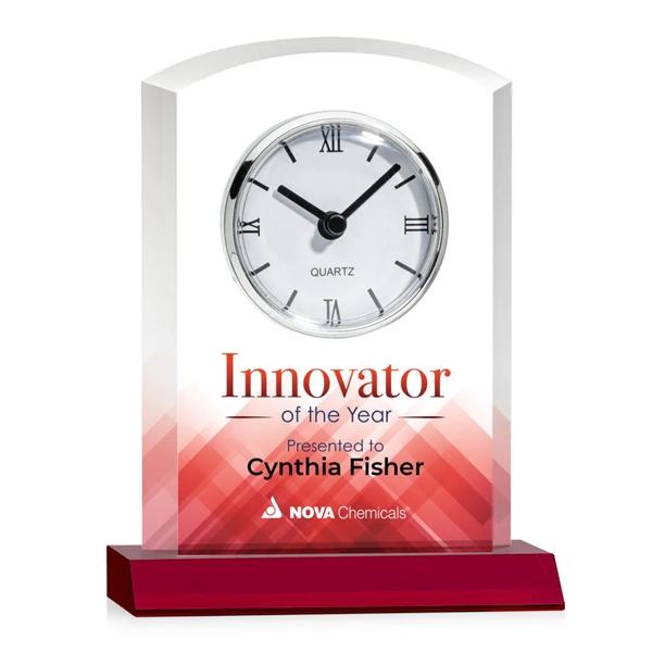 Our stunning Optical Crystal Sheffield VividPrint™ Clock is a masterpiece of... from ASI 84592 St Regis Group