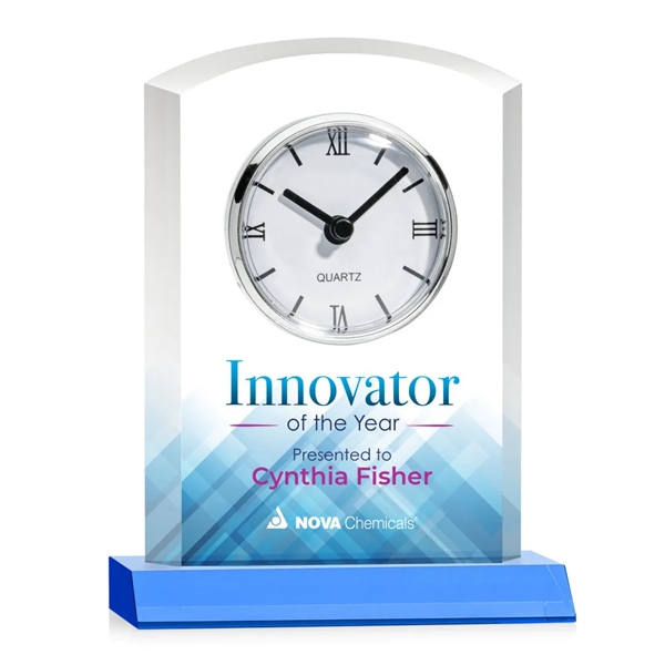 Our stunning Optical Crystal Sheffield VividPrint™ Clock is a masterpiece of... from ASI 84592 St Regis Group