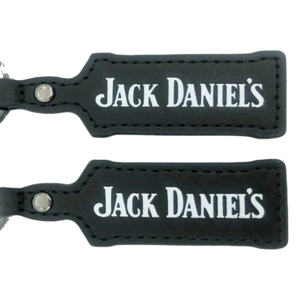 PU leather keychain plus debossed on 1 side of PU leather... from ASI 37218 Athena Promo (tm)