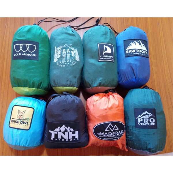 Custom single hammock with 2 steel carabiners, 2 Tree Straps and... from ASI 62635 Inno-Vative Solutions Grp LTD