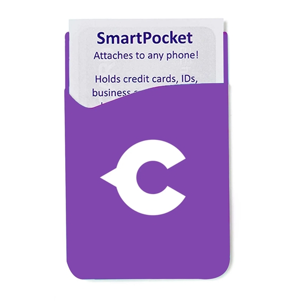 Phone wallet made of silicone with adhesive backing.... from ASI 63549 Jornik Manufacturing Corp / Jornik