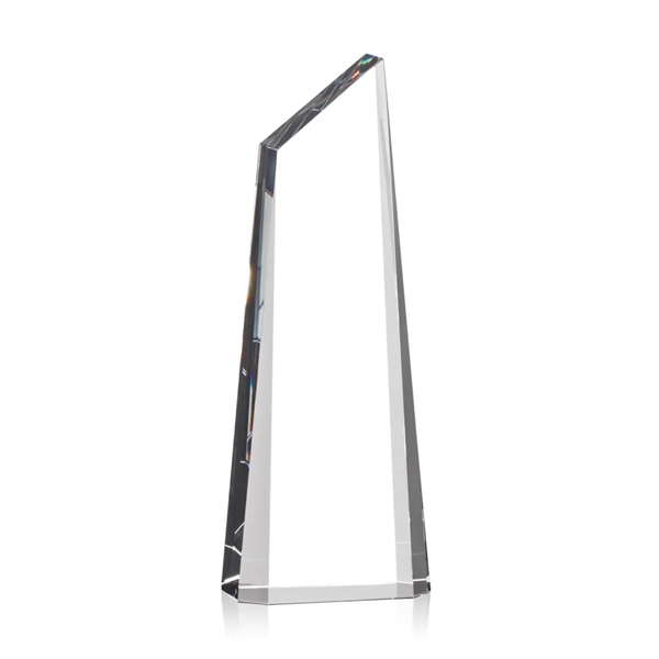Stunning trapezoidal tower award is anchored with a thick optical crystal... from ASI 84592 St Regis Group / St Regis
