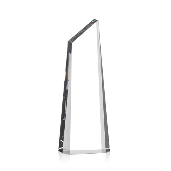 Stunning trapezoidal tower award is anchored with a thick optical crystal... from ASI 84592 St Regis Group / St Regis