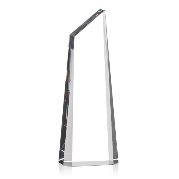 Stunning trapezoidal tower award is anchored with a thick optical crystal... from ASI 84592 St Regis Group / St Regis