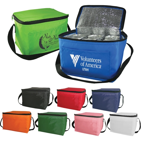 6 Pack Cooler Bag with Pocket and Handle.... from ASI 93520 Ventura Inc