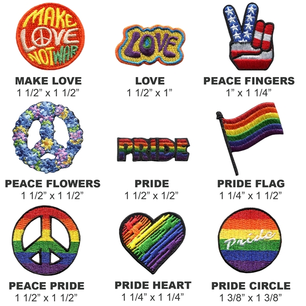 Embroidered Stock Sticker Card Program... from ASI 90160 Suntex Industries