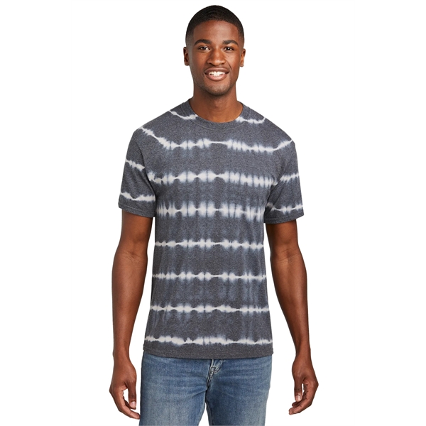 Port & Company Allover Stripe Tie-Dye Tee... from ASI 84863 SanMar
