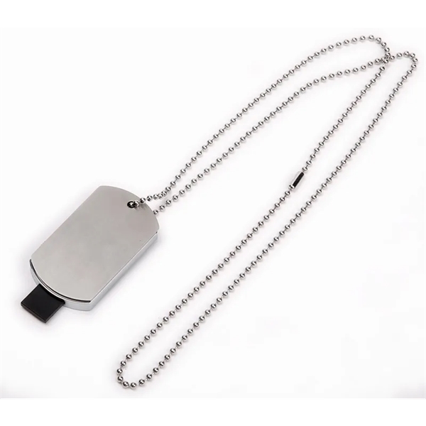 Dog Tag Drive USB 2.0 plus 1C1P silkscreen OR laser engraving... from ASI 37218 Athena Promo (tm)