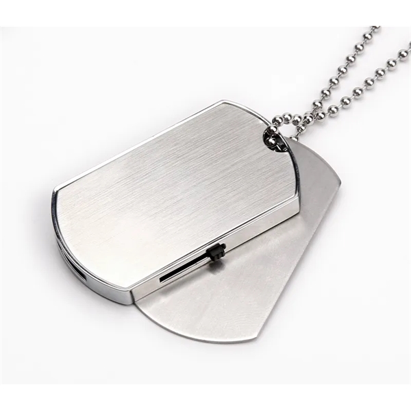 Dog Tag Drive USB 2.0 plus 1C1P silkscreen OR laser engraving... from ASI 37218 Athena Promo (tm)