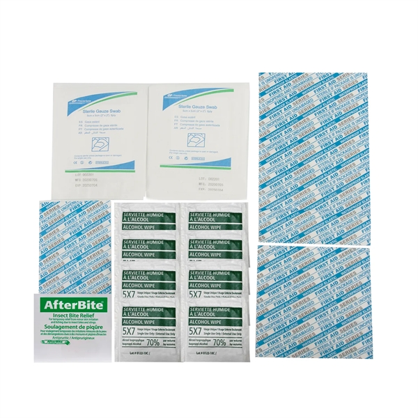 FOIL POUCH FIRST AID KIT (23 PCS)... from ASI 63698 Justin Case®