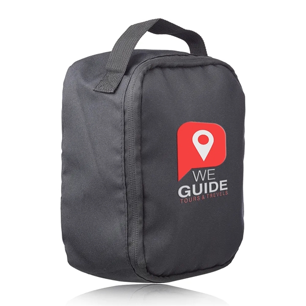 7" x 8.6" x 3.94" travel bag with web carry handle,... from ASI 39552 BEL Promo