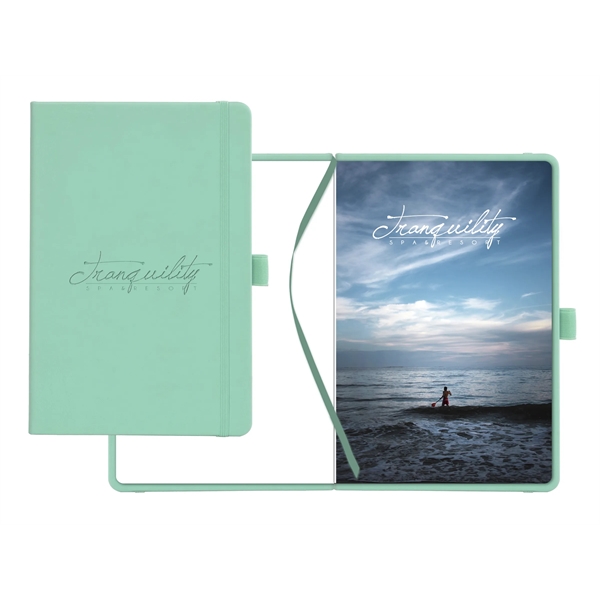 6" x 9" Hard cover journal, full-color Tip-In page, deboss imprint,... from ASI 91340 Journalbooks/Timeplanner Calendars