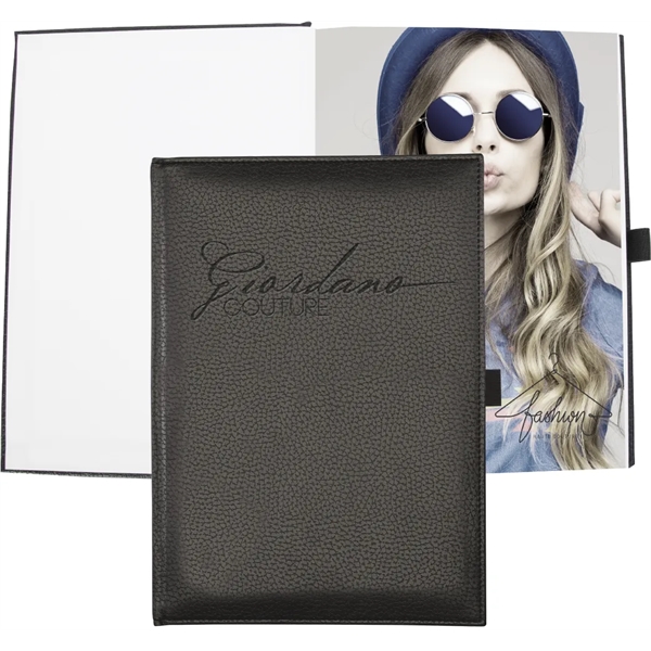 7" x 9.5" Textured covers with blind deboss and full-color tip-in... from ASI 91340 Journalbooks/Timeplanner Calendars