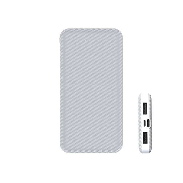 Dual Port 10,000mAh Power Bank with USB C and Micro USB... from ASI 74741 NVS Promo Designs, Inc.