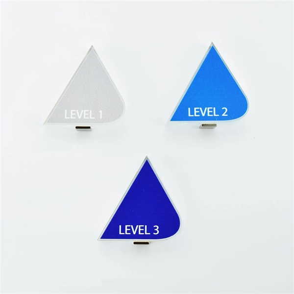 Magnetism award with aluminum look and magnet add-on optional.... from ASI 93986 Visions/Awardcraft