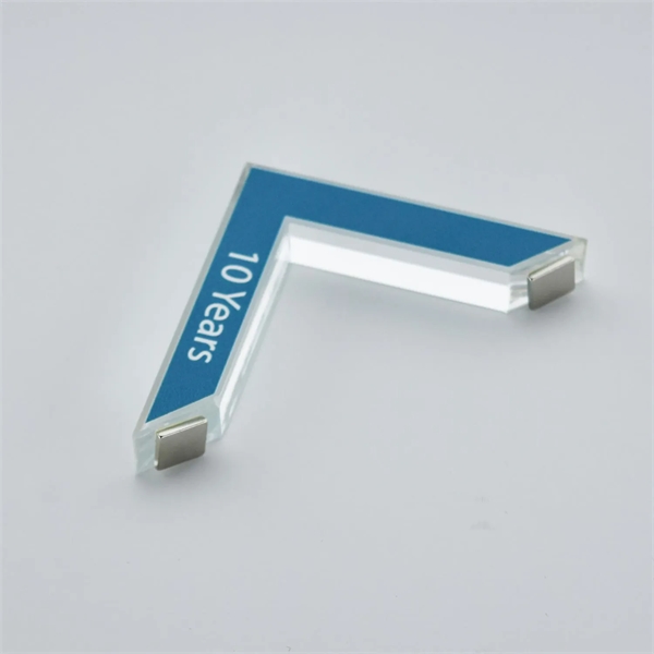 Magnetism award with aluminum look and magnet add-on optional.... from ASI 93986 Visions/Awardcraft