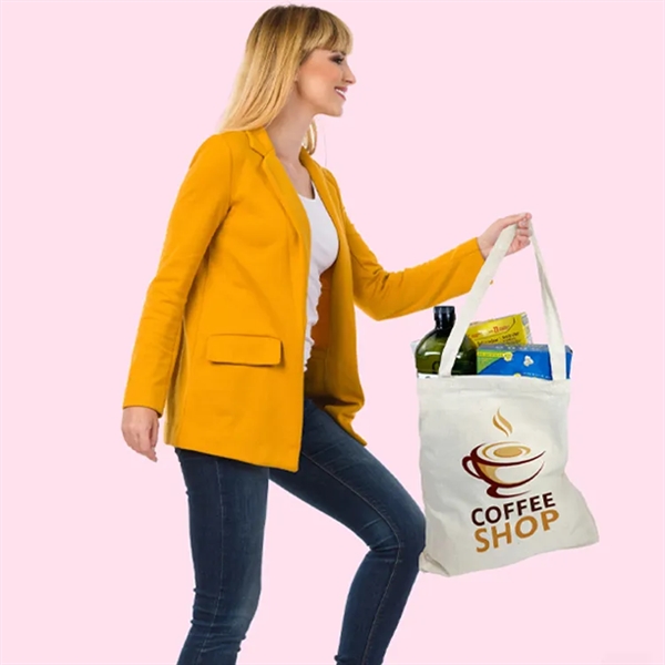 Foldable Shopping Pocket Tote, 18"H x 16"W x 3" Full Side... from ASI 67557 LimeLight Ent