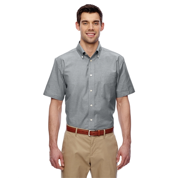 Men's short sleeve oxford shirt with stain release.... from ASI 34063 alphabroder