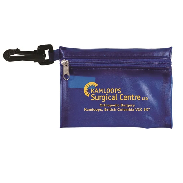 19 piece first aid kit with a zippered pouch, bandages, antibiotic... from ASI 62660 Innovation Line