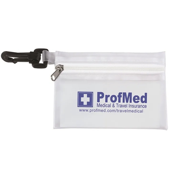 19 piece first aid kit with a zippered pouch, bandages, antibiotic... from ASI 62660 Innovation Line
