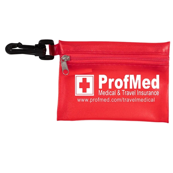 19 piece first aid kit with a zippered pouch, bandages, antibiotic... from ASI 62660 Innovation Line