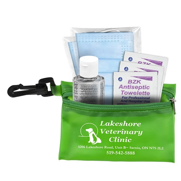 4 7/8" x 3 1/8" vinyl zip pouch with three 3-ply... from ASI 62660 Innovation Line