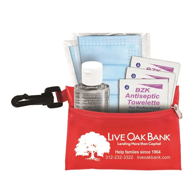 4 7/8" x 3 1/8" vinyl zip pouch with three 3-ply... from ASI 62660 Innovation Line