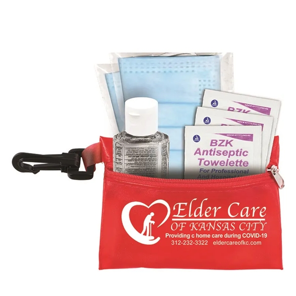 4 7/8" x 3 1/8" vinyl zip pouch with three 3-ply... from ASI 62660 Innovation Line