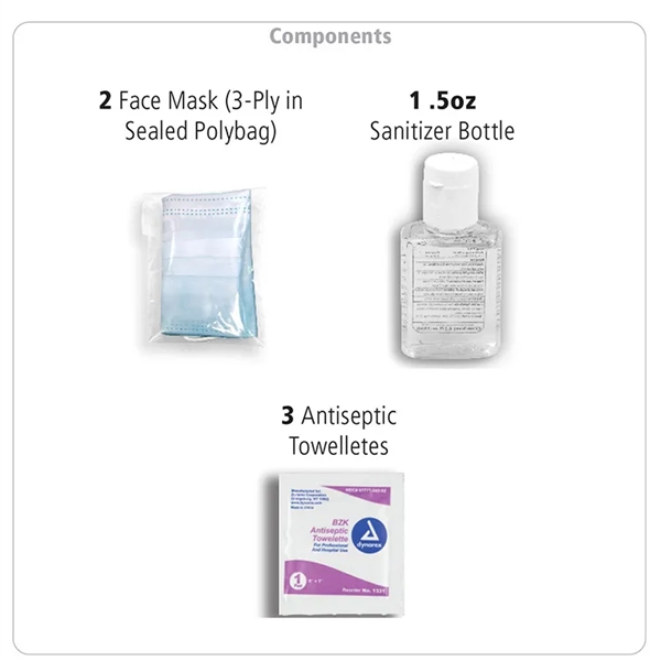 4 7/8" x 3 1/8" vinyl zip pouch with three 3-ply... from ASI 62660 Innovation Line