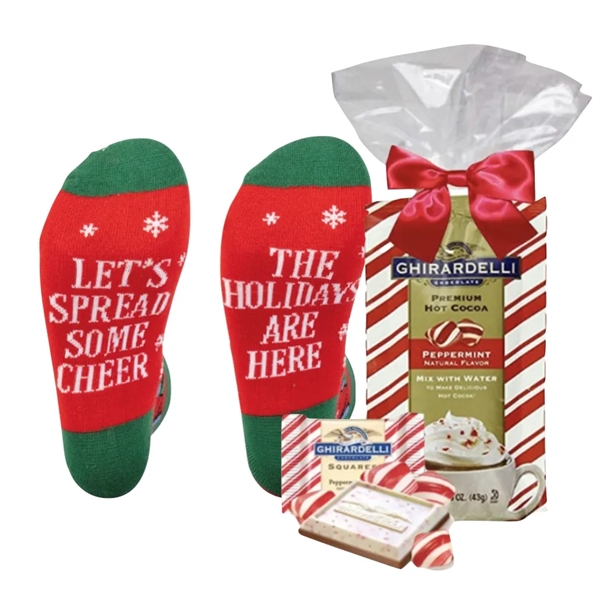 Holiday Cocoa and Sock Kit... from ASI 89971 Stuff A Mug