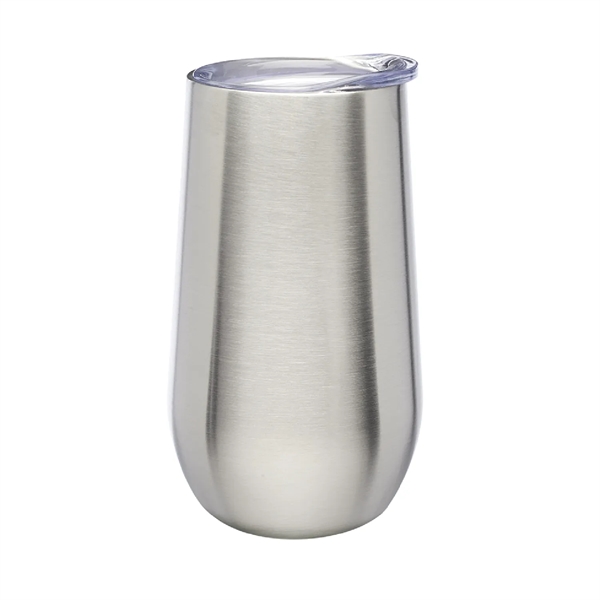 Double wall stemless matte wine glass, 9 oz. plus 1 color... from ASI 37218 Athena Promo (tm)