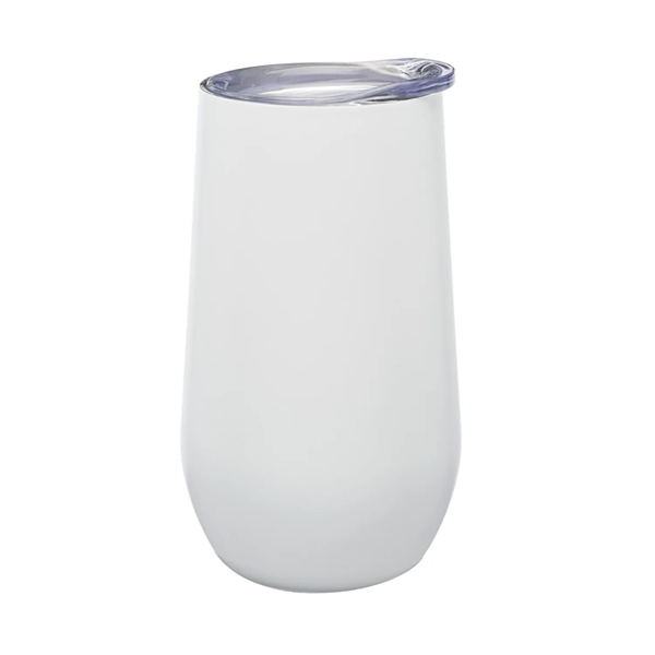 Double wall stemless matte wine glass, 9 oz. plus 1 color... from ASI 37218 Athena Promo (tm)