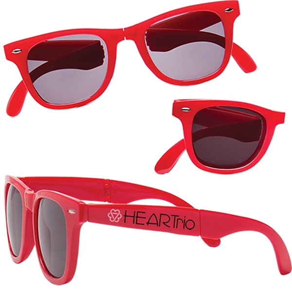 Promotional Fold-N-Go sunglasses with customization.... from ASI 62190 Illini