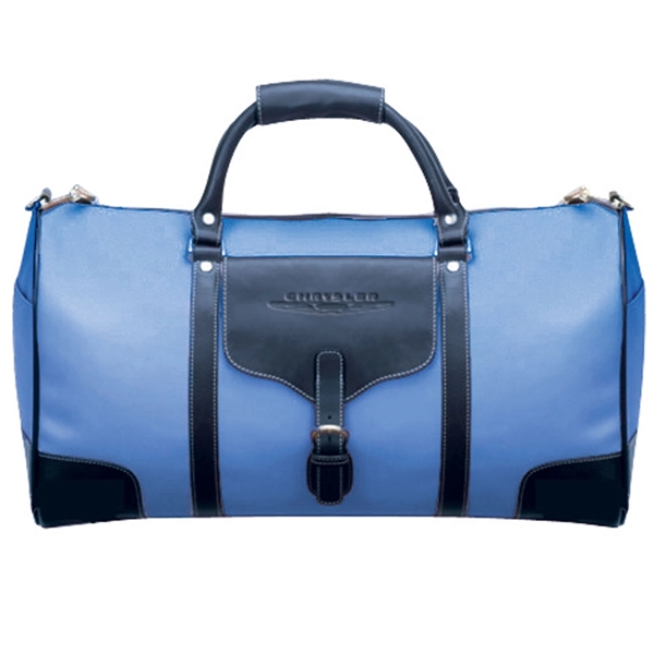 Travel vintage bag made of suede-like brushed twill and full grain... from ASI 79384 Preferred Nation Inc / G-tech