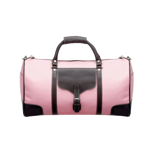 Travel vintage bag made of suede-like brushed twill and full grain... from ASI 79384 Preferred Nation Inc / G-tech