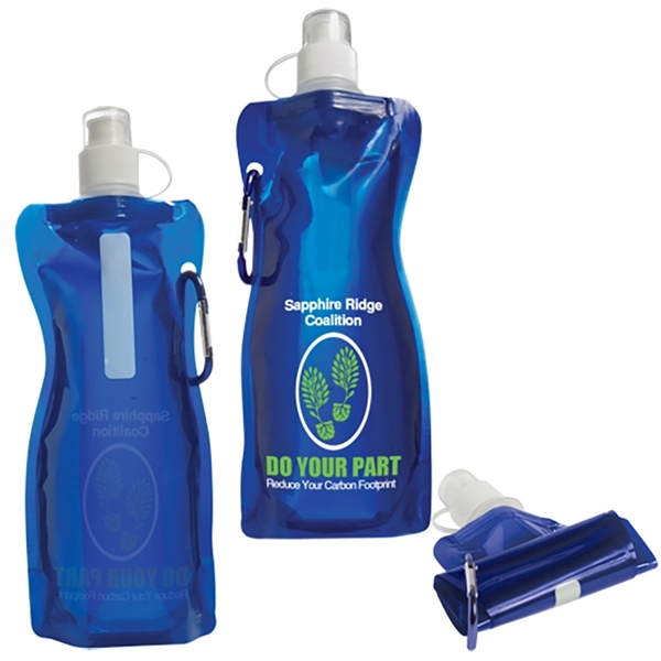 16 oz. bendable sports bottle with carabiner and product information card.... from ASI 62190 Illini