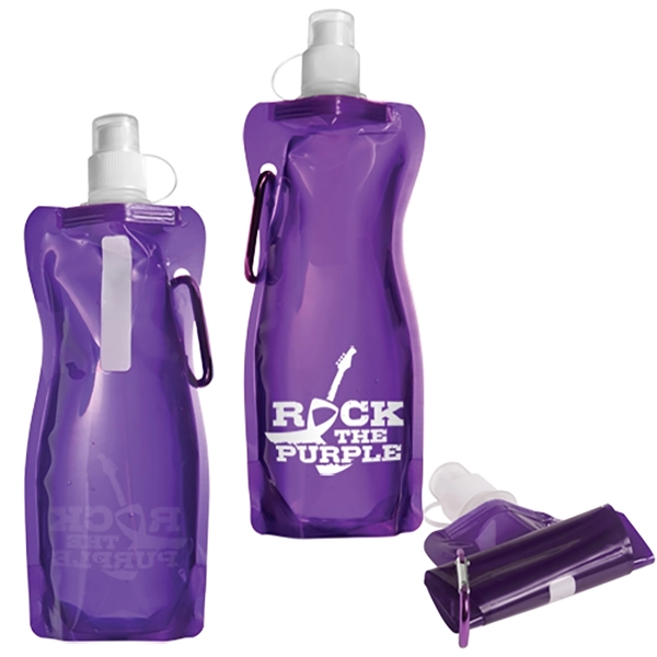 16 oz. bendable sports bottle with carabiner and product information card.... from ASI 62190 Illini