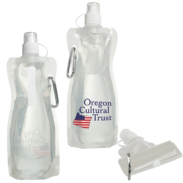 16 oz. bendable sports bottle with carabiner and product information card.... from ASI 62190 Illini