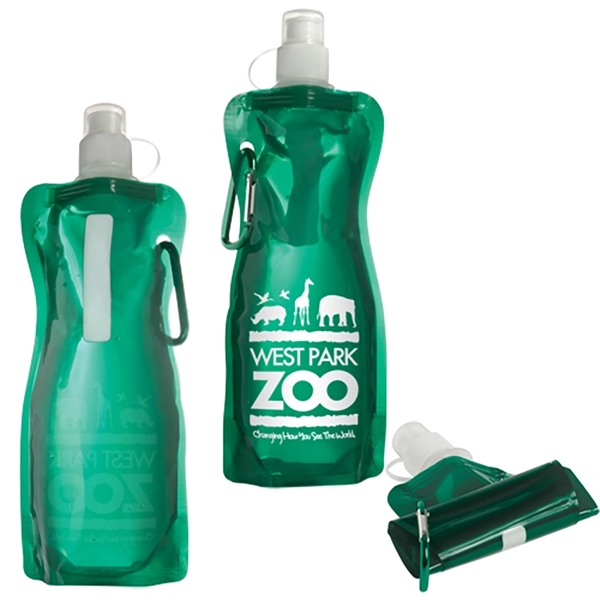 16 oz. bendable sports bottle with carabiner and product information card.... from ASI 62190 Illini