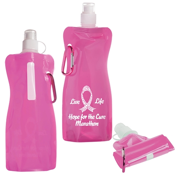 16 oz. bendable sports bottle with carabiner and product information card.... from ASI 62190 Illini