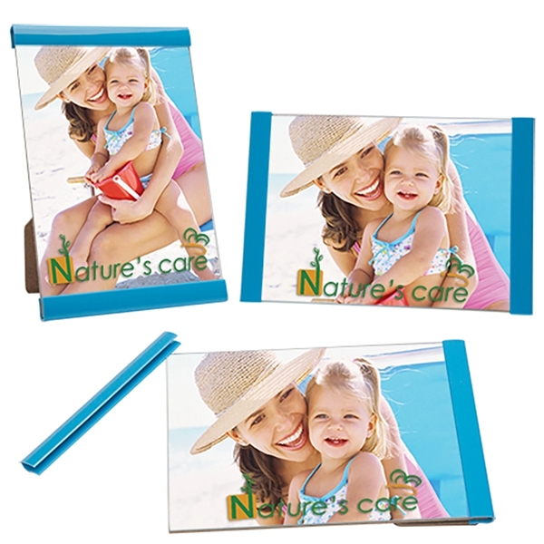 Three piece plastic clip frame with cardboard back, glass front and... from ASI 62190 Illini