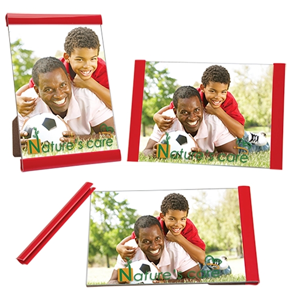 Three piece plastic clip frame with cardboard back, glass front and... from ASI 62190 Illini